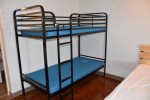 The bunkbeds are heavy duty and built for adults